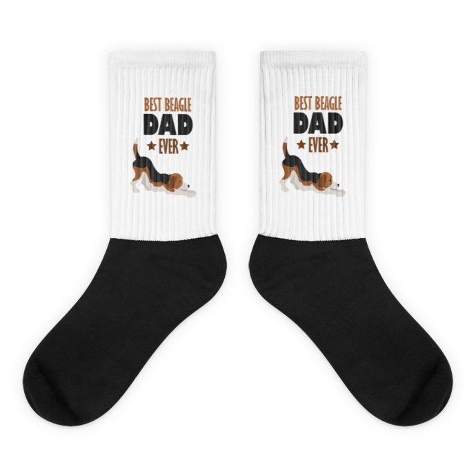 best beagle dad ever socks