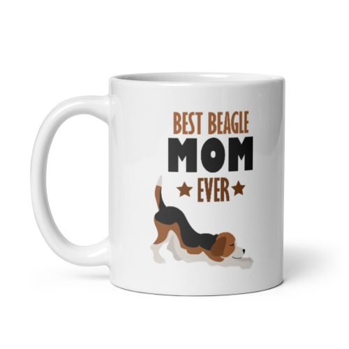 white best beagle mom ever 11 oz right view