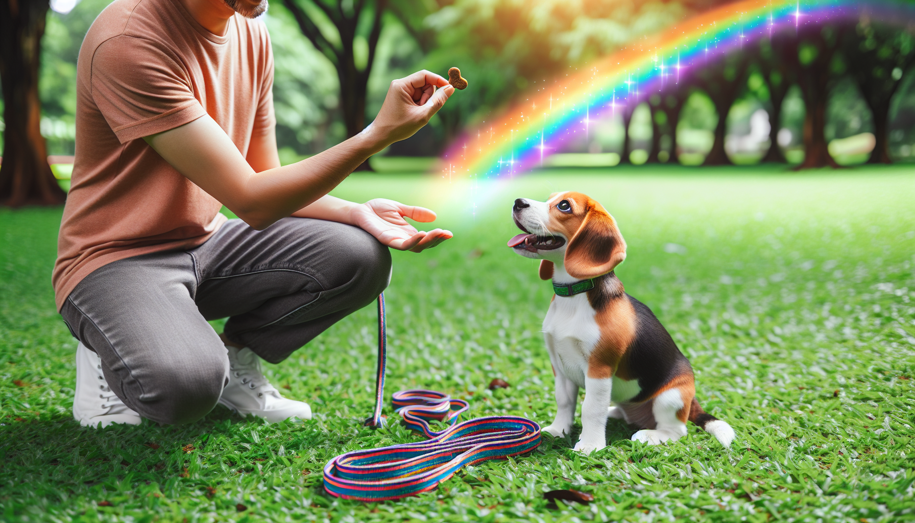 Beagle obedience training to avoid lost beagle