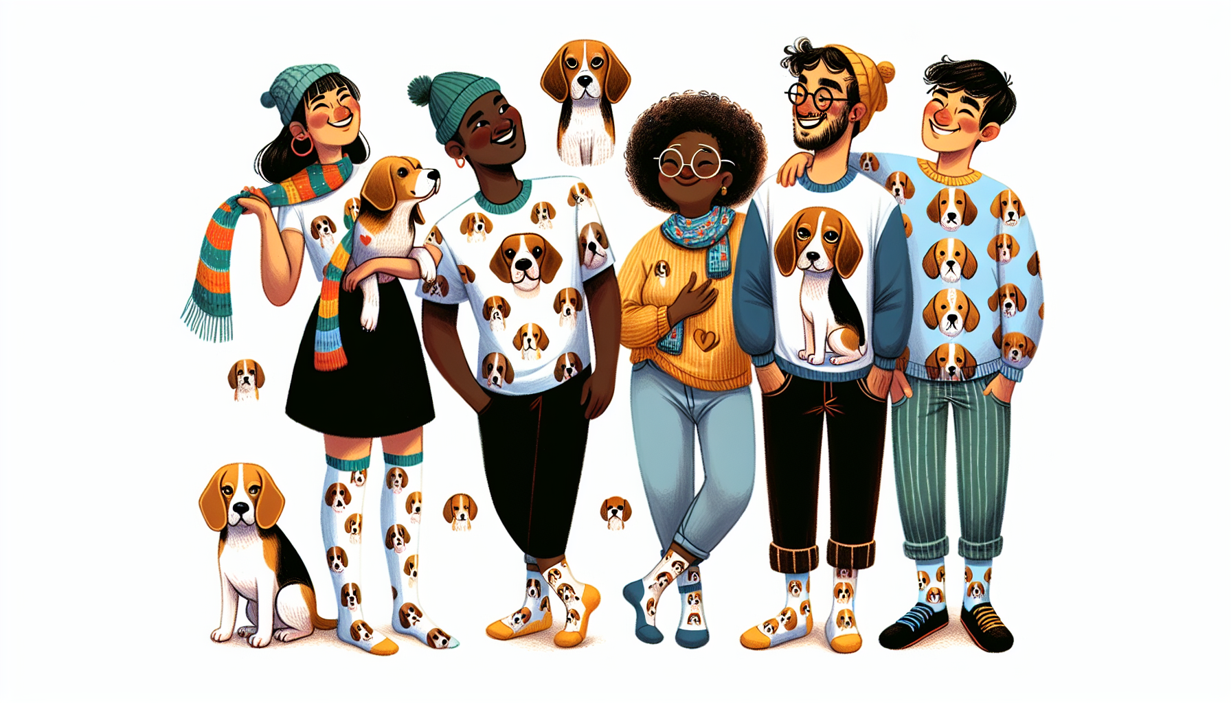 Beagle-themed clothings