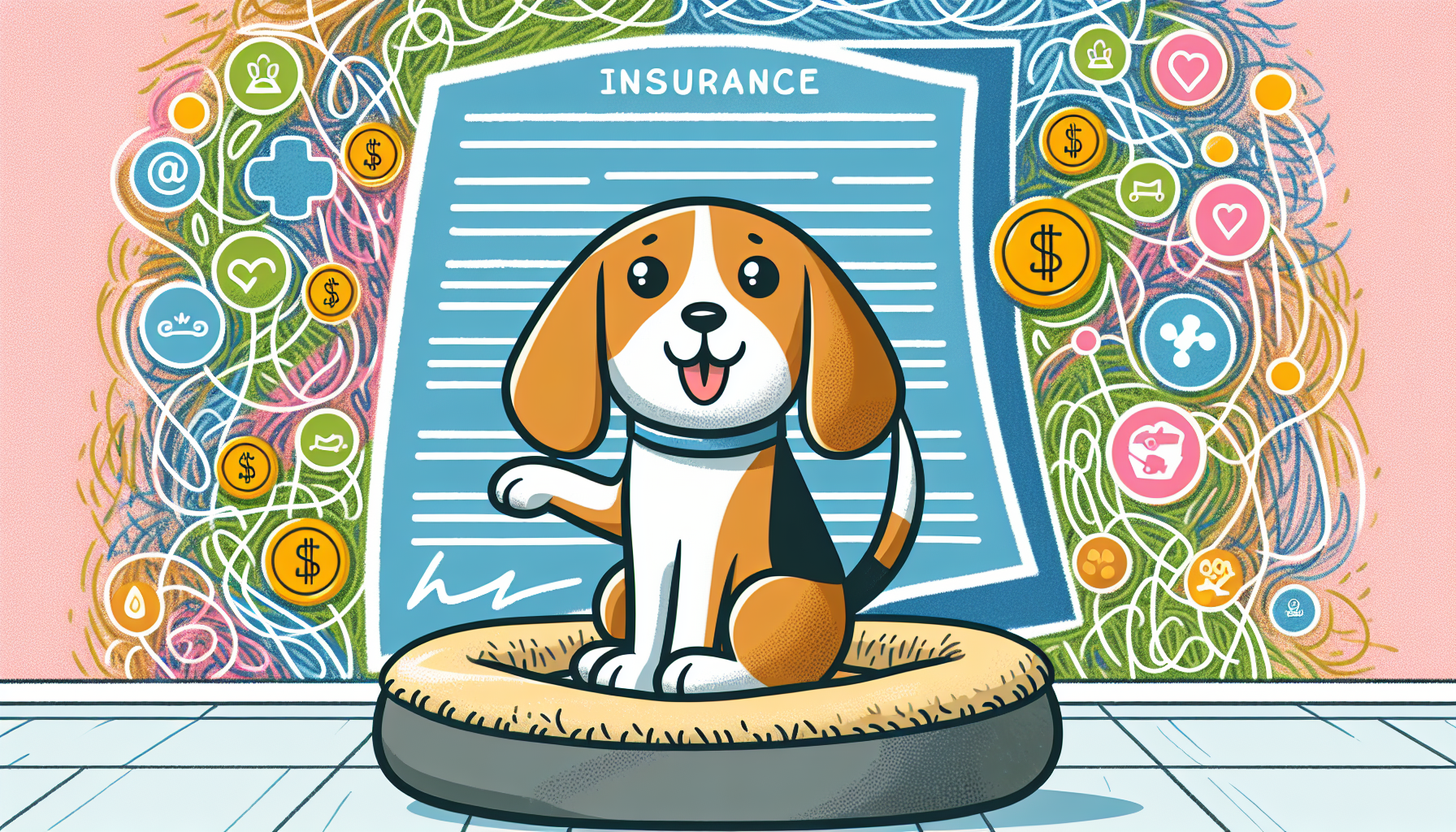 Beagle with pet insurance