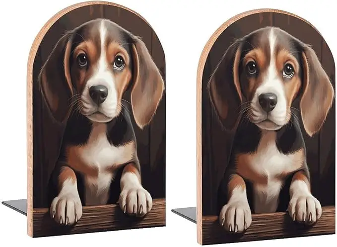 Beagle Bookends