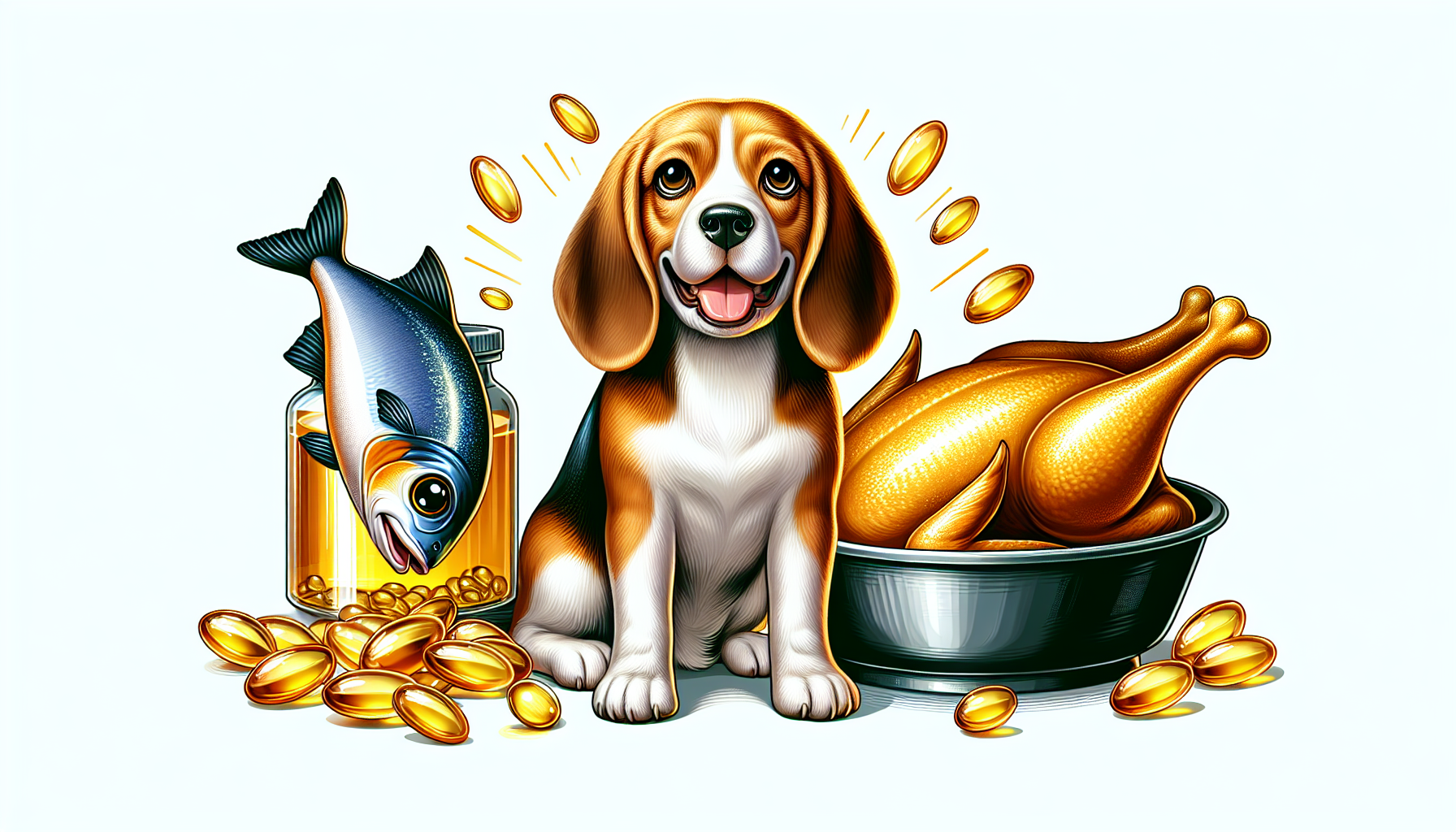 beagles fatty acids sources