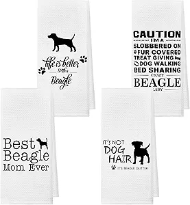 Beagle Dish Towels