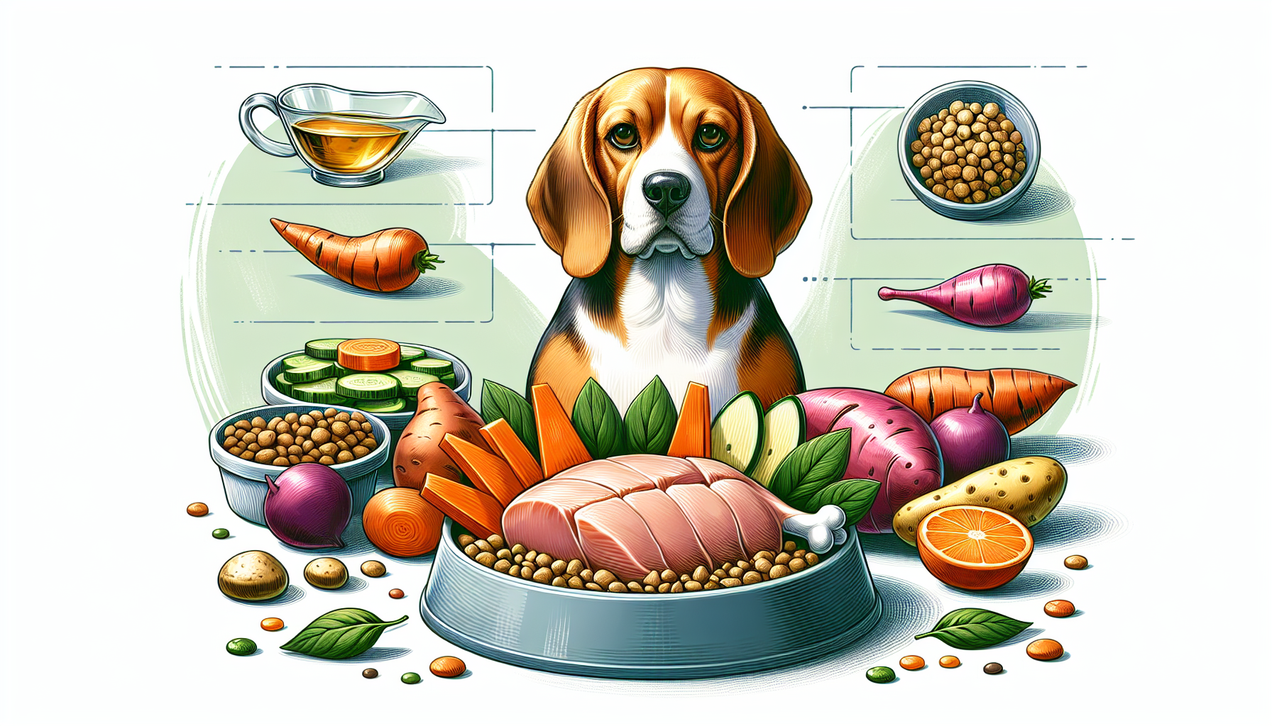 balanced diet for beagles