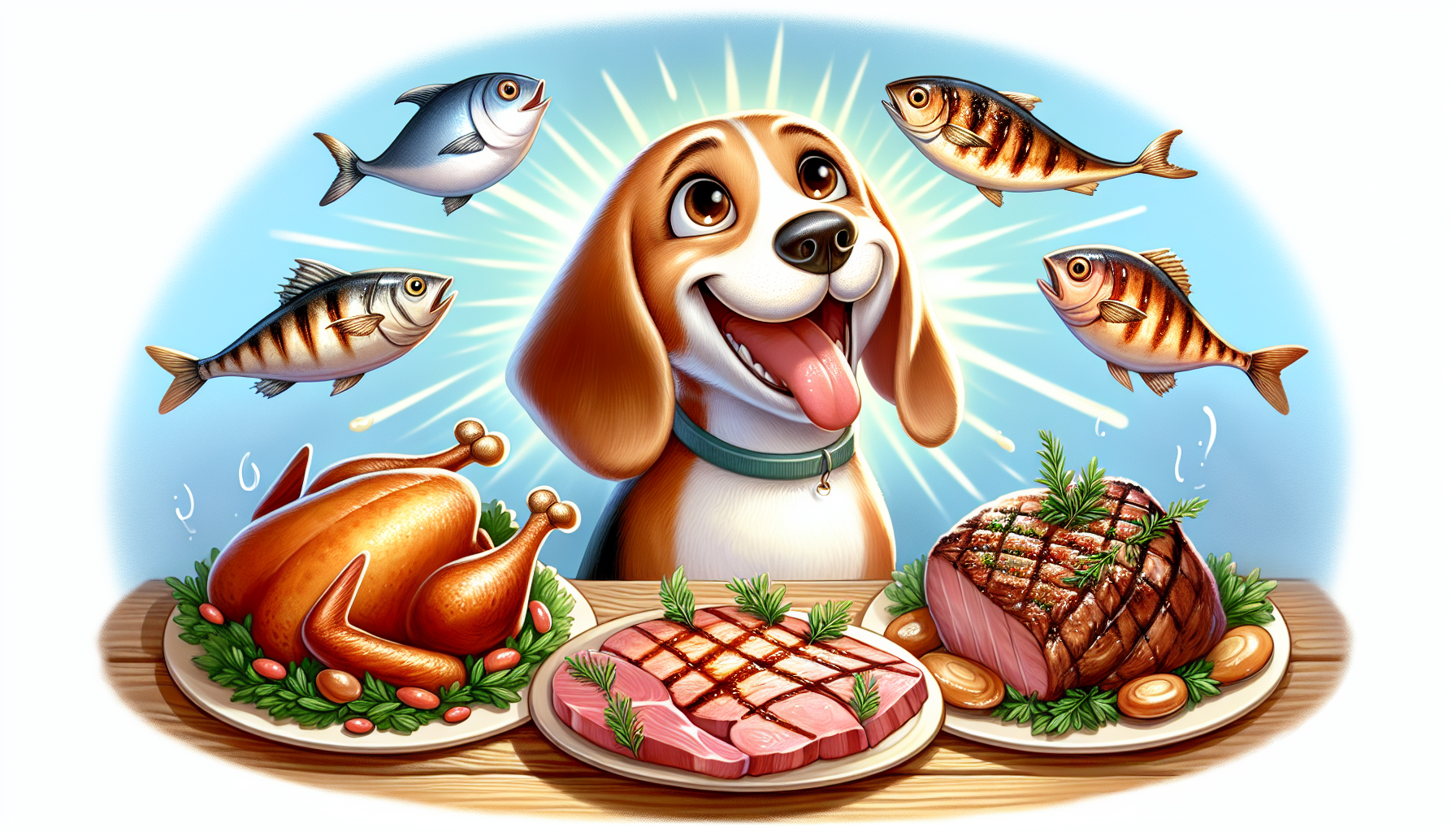 beagle's high-quality protein sources