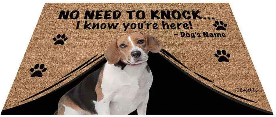 beagle door mat
