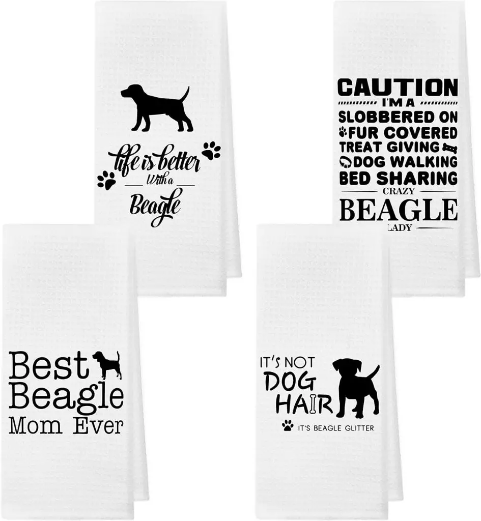 beagle kitchen towels