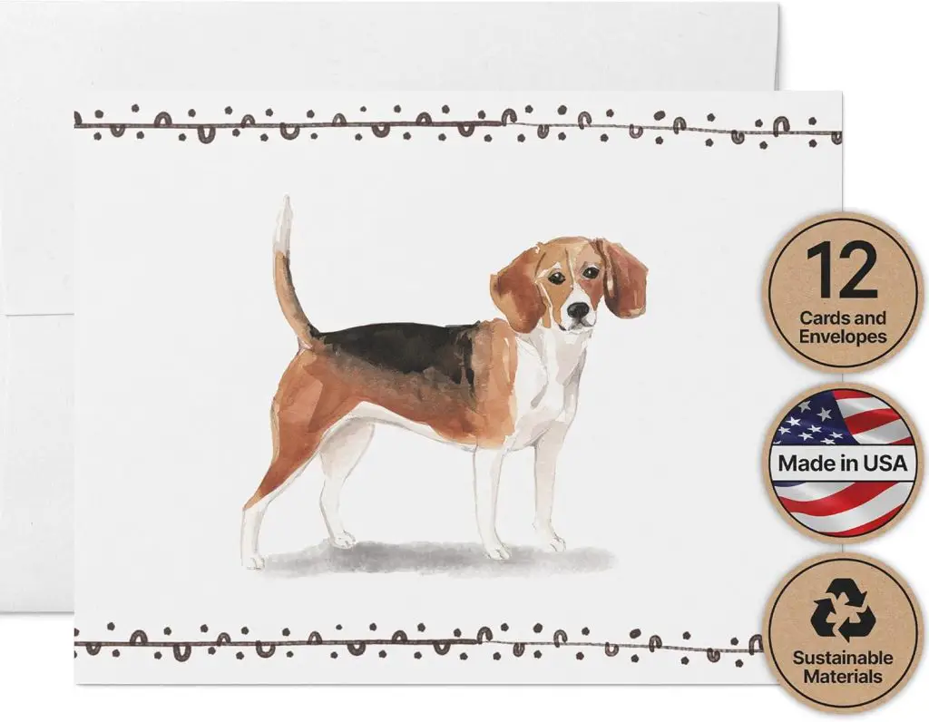 beagle note cards