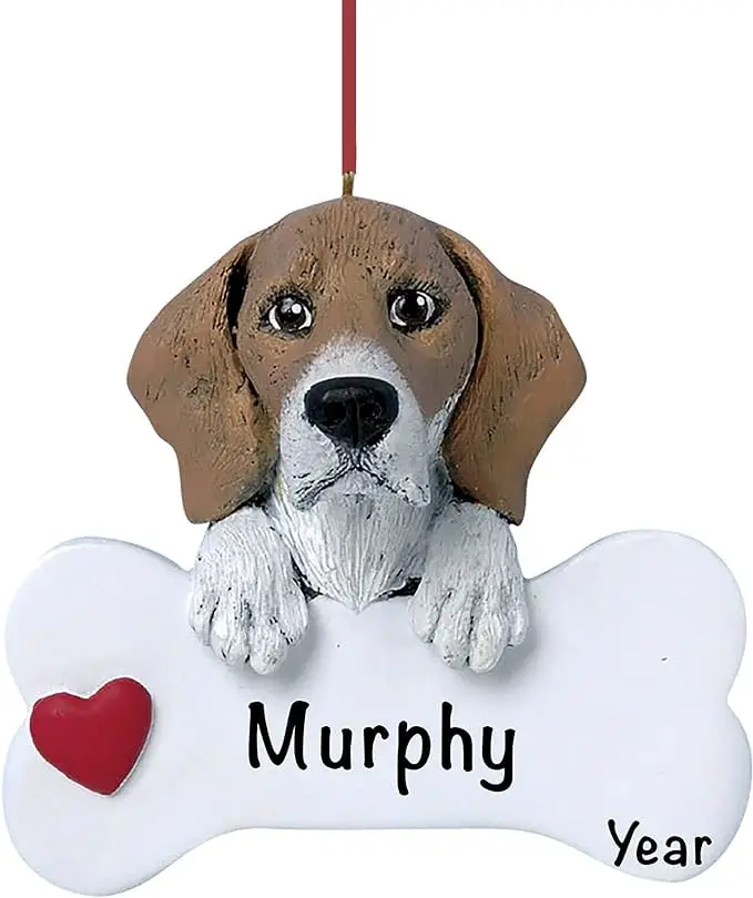 Personalized Beagle Christmas Ornament