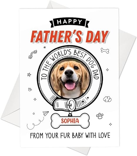 Personalized Beagle Card