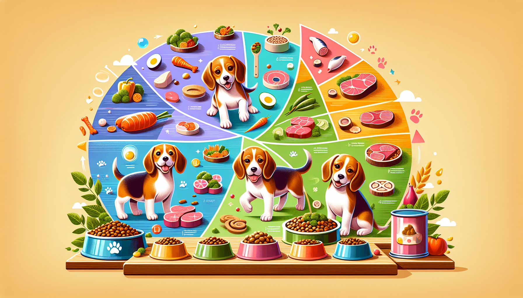 Beagles dog food options