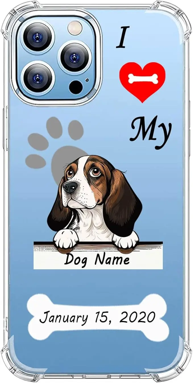 Beagle Phone Case with Name