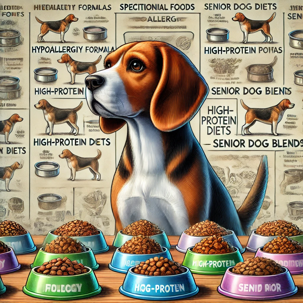 beagle with specialty diets