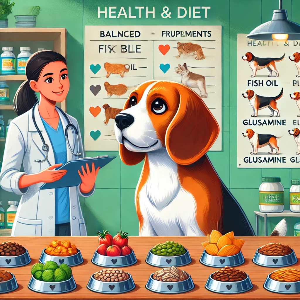 Beagle learning dietary needs