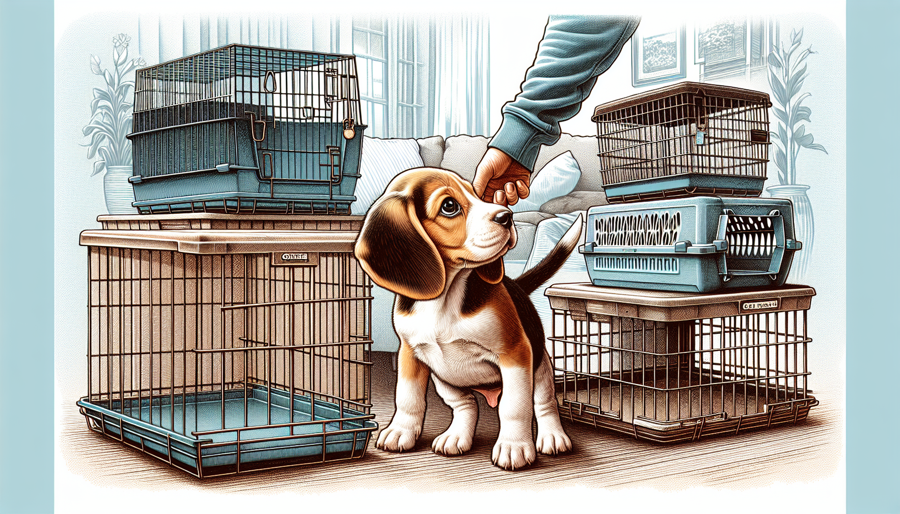 crate training for a beagle puppy