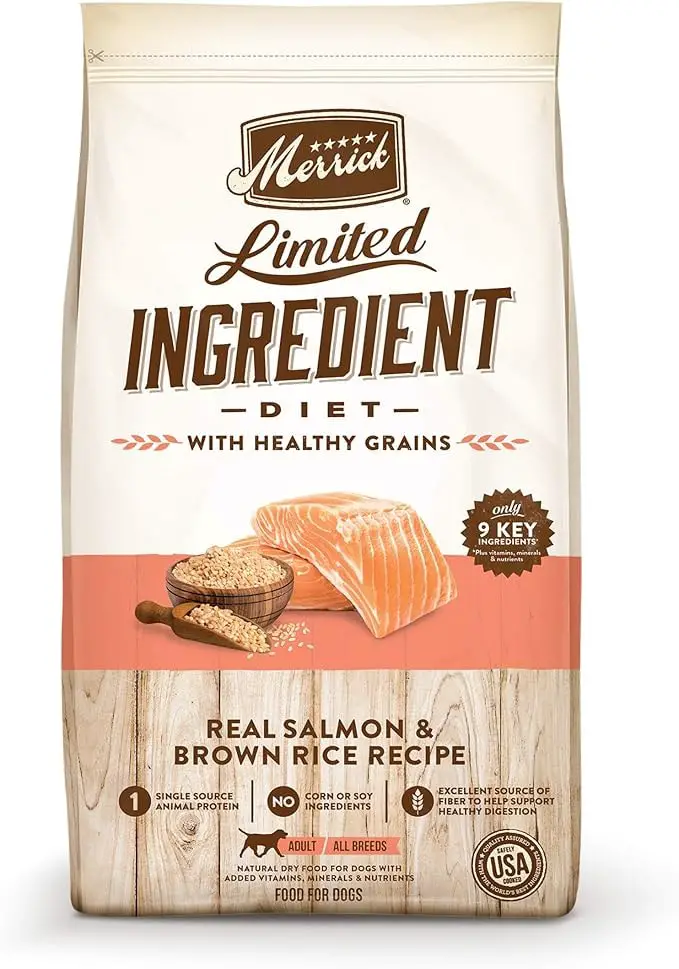 Merrick Limited Ingredient Diet Real Salmon & Brown Rice Dog Food