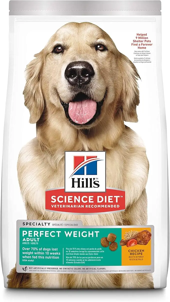 Hill's Science Diet Adult Perfect Weight Chicken Recipe Dry Dog Food